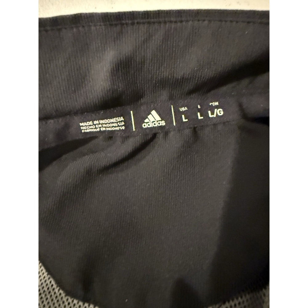 Adidas  Run Wind Ready Jacket Large Black Lightweight Hooded Youth Or S/m Adult - Picture 9 of 15